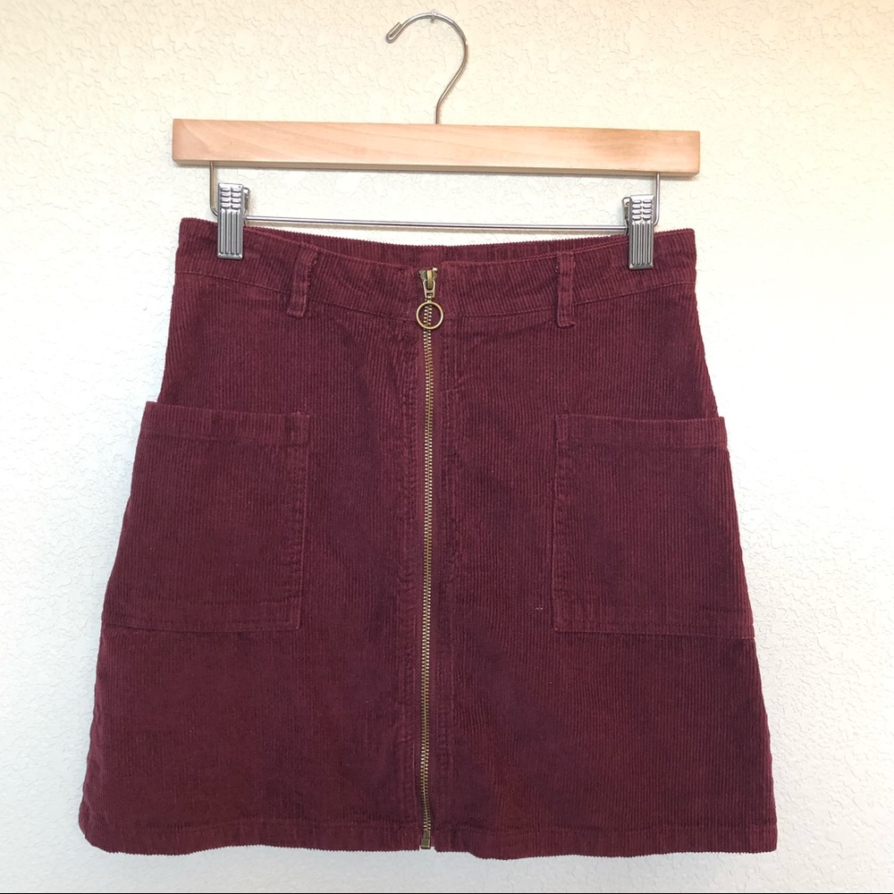 Altar’d State Burgundy Skirt